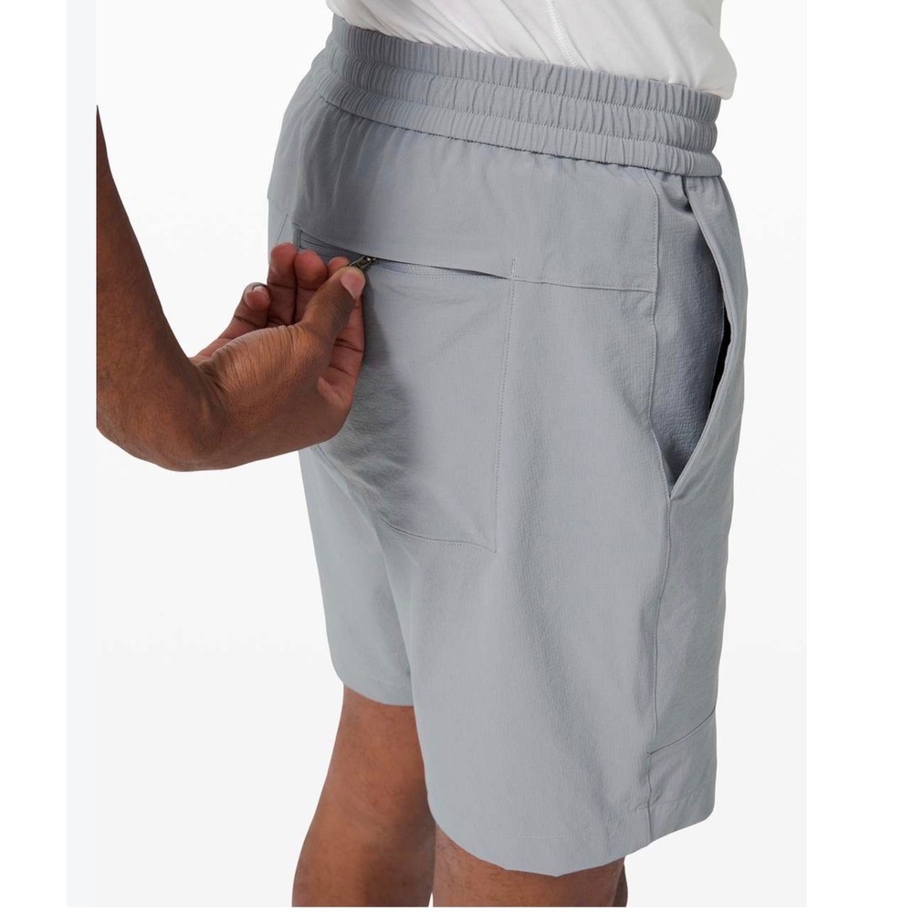 Lululemon Bowline Short 8 Ripstop Rhino Grey Mens 3XL M7ARQS Athletic Hiking